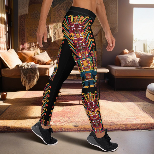 Quetzalcoatl Aztec Leggings